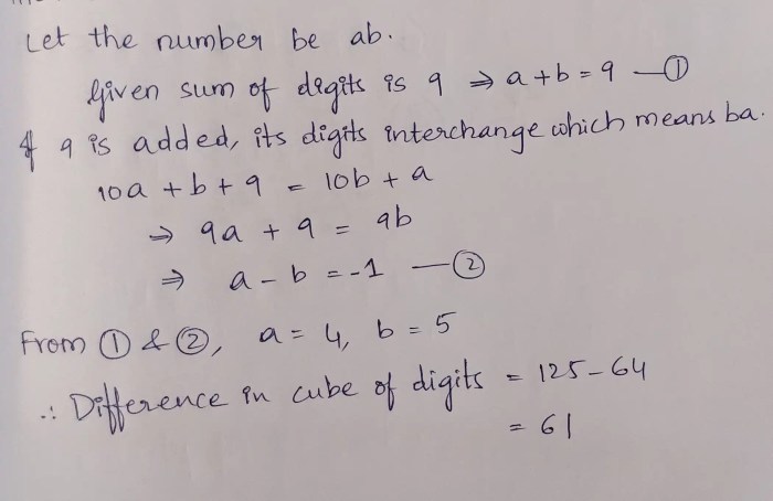 The difference of 8 and nine times a number