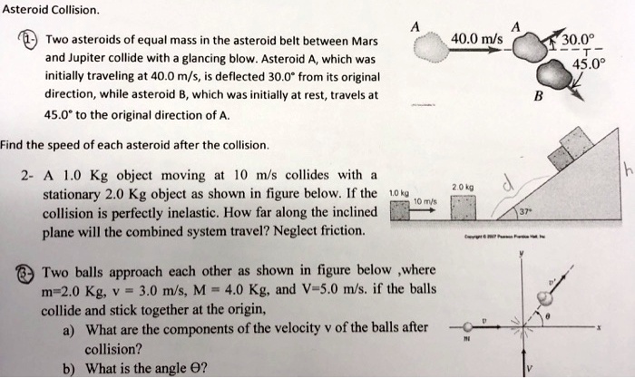 Two asteroids of equal mass in the asteroid belt